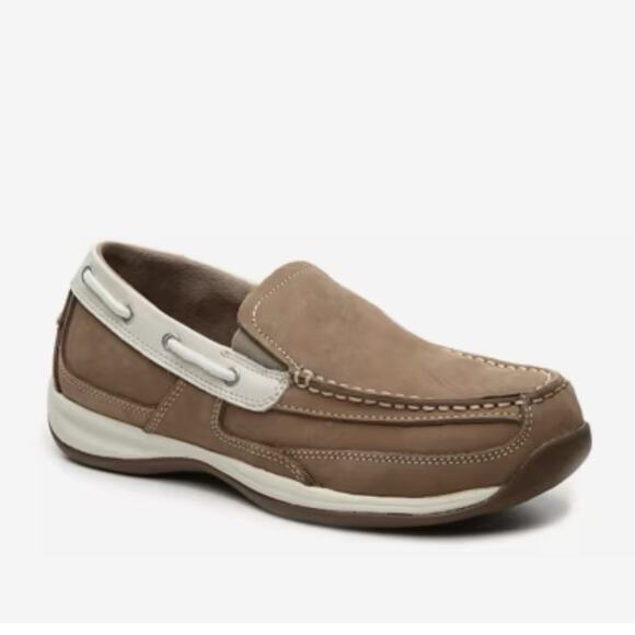 Rockport Works NIB Women's 7.5 Sailing Club Work Boat Shoes Steel Toe - Picture 2 of 12